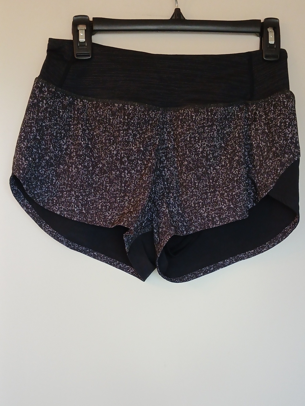 Outdoor Voices Shorts Size Small Black White Lined Running
